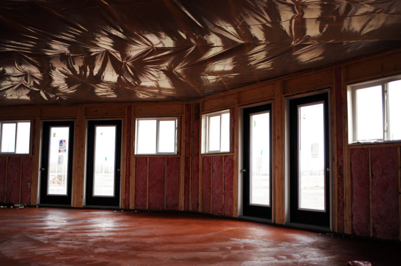 Interior of 780 Kennels while under construction. Interior of 780 Kennels while under construction.